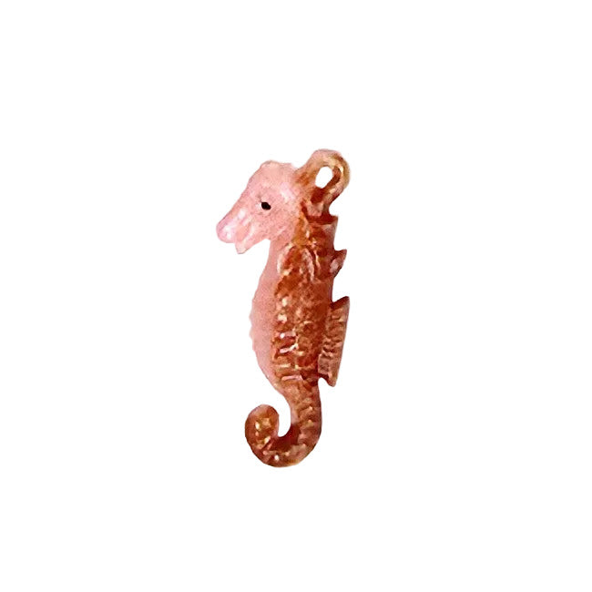 Seahorse Plastic Flat Back – Hand-Painted – 10×22mm – 1 Gross