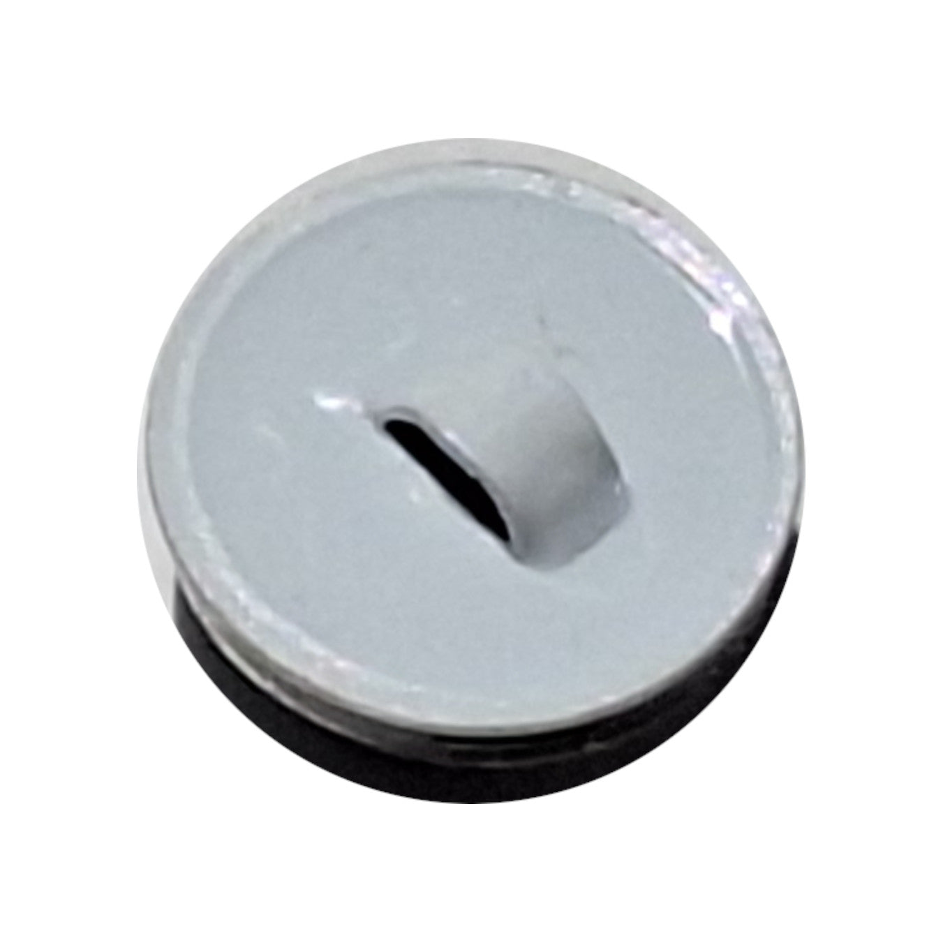 Plastic shank back of sew-on googly eyes