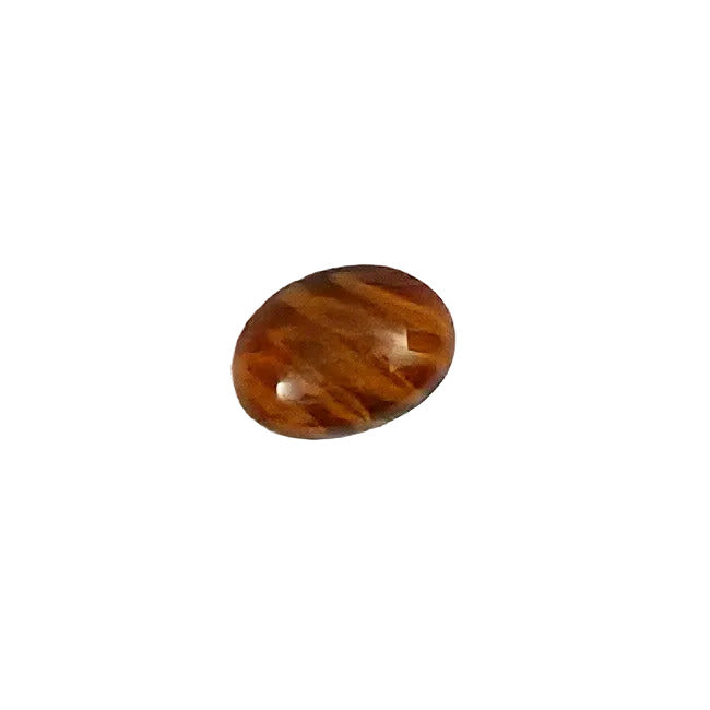 Tiger’s Eye Glass Cabochon – Half-Drilled – 10×14mm – 1 Gross