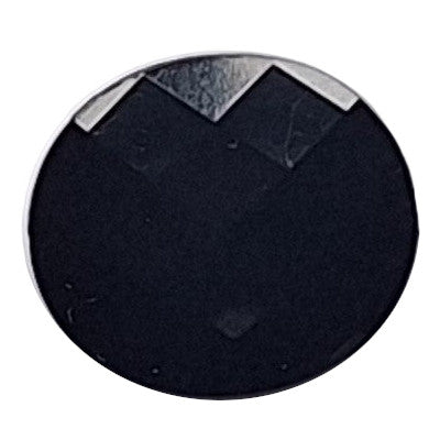 Wholesale Vintage Jet Plexiglass Bead – Faceted Oval – 22×19 mm