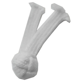 Wholesale White Cotton Cloth Knot Chef Coat Button – Sew-On – 16mm
