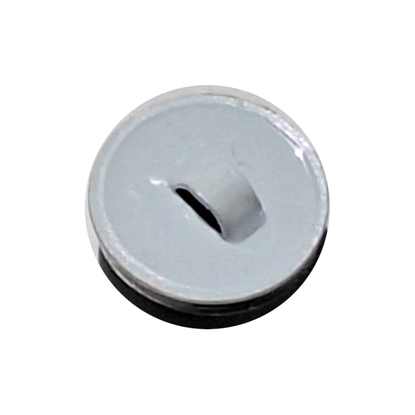 Plastic shank back of sew-on googly eyes