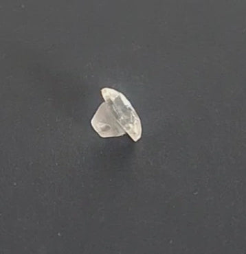 Square mirrored glass button with concave center and faceted edge, 11.4mm, , shown in video with light movement to display the mirrored finish and back.